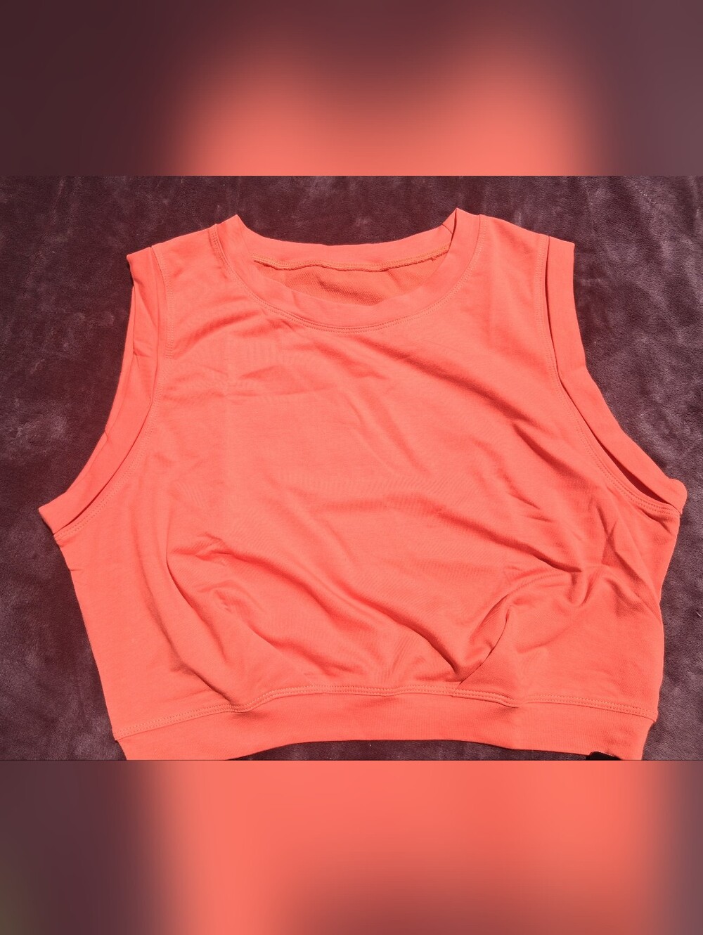 NWT  Arrive Guide Large Orange Crop Top
